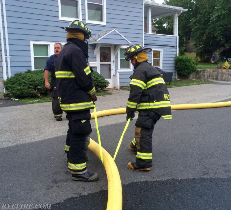 June 2015's Monthly drill was on Engine Company Operations.  Photo by Lt. Kyle Wagman